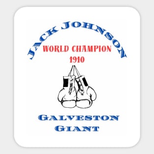 Jack Johnson - The Galveston Giant Sticker